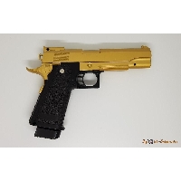 Страйкбольный пистолет Galaxy G.6GD (Colt Hi-Capa) золотистый - фото №1