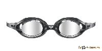 Очки для плавания ARENA Spider JR Mirror black-silver-green - фото №1