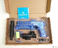Пистолет Angry Ball M92 Blue - фото №1