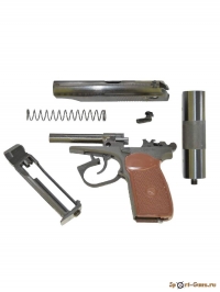 Пневматический пистолет Baikal МР-654К-22 (ПМ, с глушителем) - фото №4