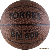 Мяч баскетбольный  №7 TORRES BM600 арт.B10027, ПВХ, нейлон. корд