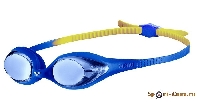 Очки для плавания ARENA Spider JR Mirror blue-blue-yellow
