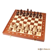 Шахматы турнирные (гроссмейстерские) в комплекте с доской 400*200*55, арт.E-1
