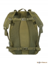 Рюкзак тактический ShotTime Basic 25л, полиэстер 900D, 45х31х15 см, олива, 800г - фото №1