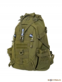 Рюкзак тактический ShotTime Basic 25л, полиэстер 900D, MOLLE, 51х31х15 см, олива, 900г - фото №2
