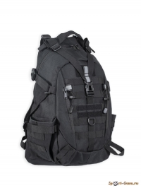 Рюкзак тактический ShotTime Basic 25л, полиэстер 900D, MOLLE, 51х31х15 см, черный, 900г - фото №2