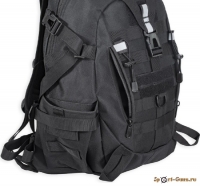 Рюкзак тактический ShotTime Basic 25л, полиэстер 900D, MOLLE, 51х31х15 см, черный, 900г - фото №5