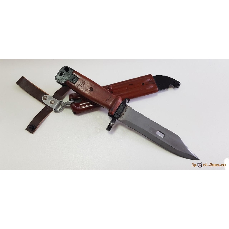 Нож сувенирный ШНС-001 коричневая ручка ( Штык нож)
