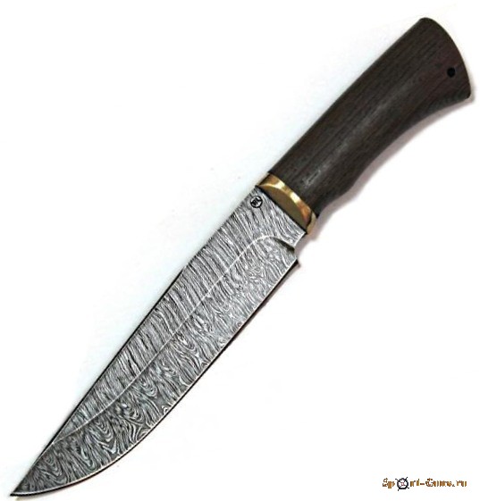 Нож "Акула" (дамаск)