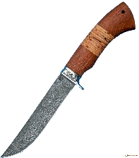 Нож Осетр (дамаск) 