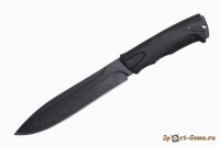 Нож Ворон-3 (Stonewash черный)