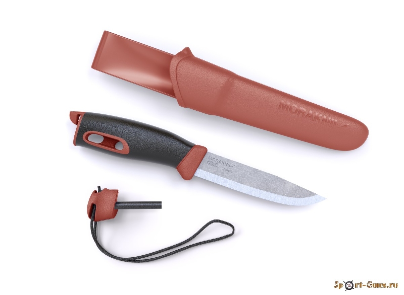 Нож Morakniv Companion Spark Red (с огнивом), 13571