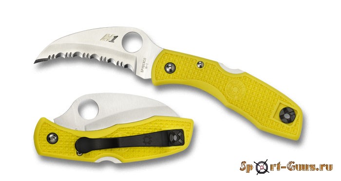 Нож складной Spyderco "Tasman Salt Yellow" SC/106SYL