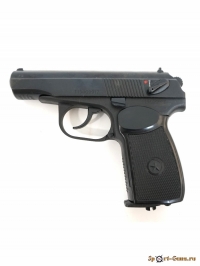 МР-654К пистолет газобаллонный, с обновленной рукоятой (черная)