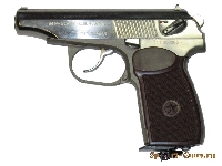 Пневматический пистолет МР-654 (никелированный)