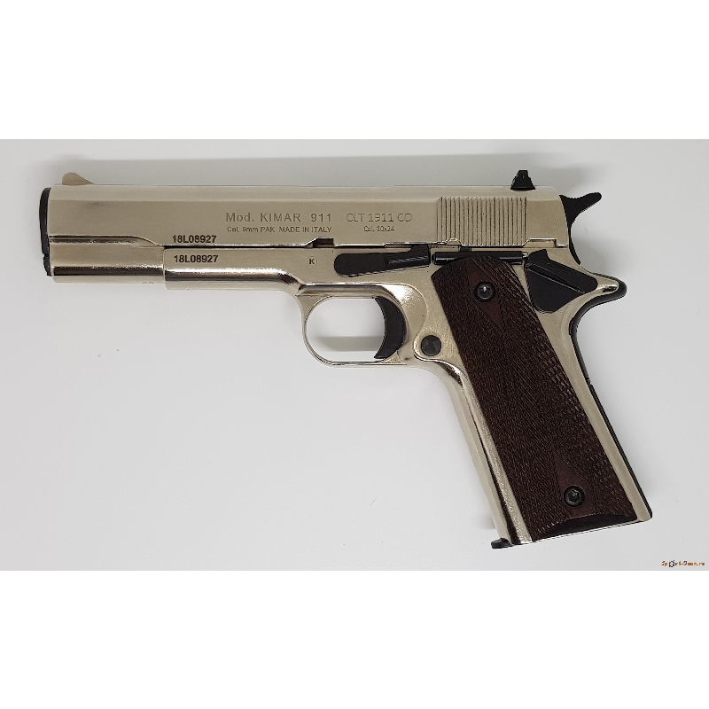 Охолощенный пистолет CLT 1911 CO ( Хром )
