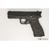 Охолощенный пистолет К17CO Глок Зеленый 