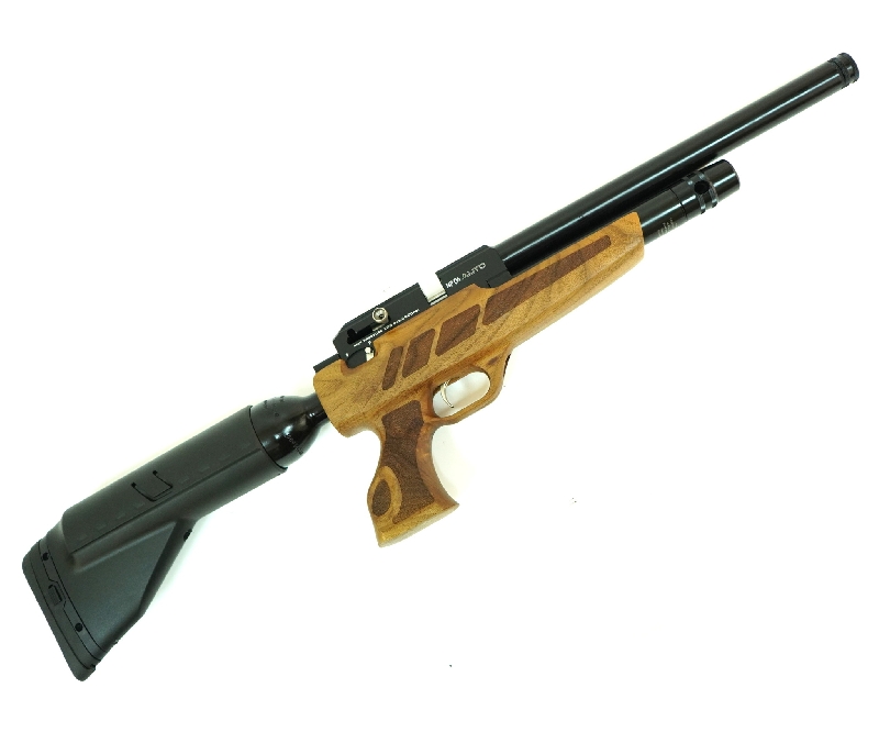 Пневматический пистолет Kral Puncher NP-04 Auto (орех, PCP) 5,5мм