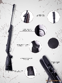 Пневматическая винтовка  Kral Smersh R1 N-01S - фото 2