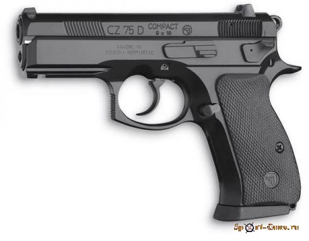 Пневматический пистолет CZ 75D compact пластик