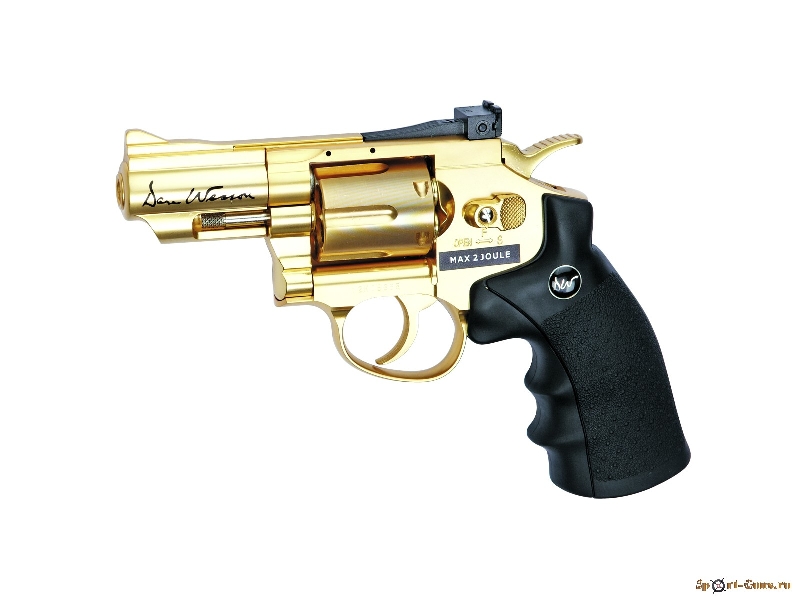 Револьвер пневматический Dan Wesson 2.5 золотистый