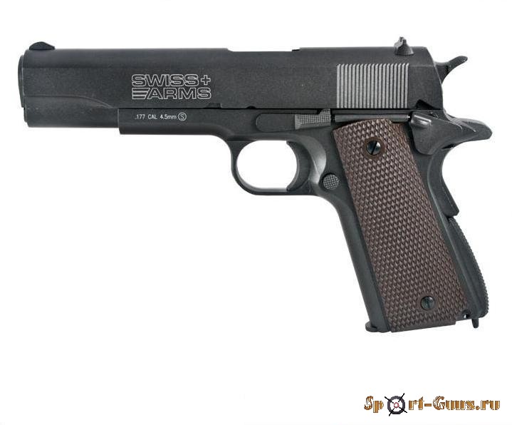 Пистолет пневматический SWISS ARMS P1911 288710
