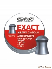 Пули JSB Exact Heavy Diabolo 4.5 мм. 0.67гр. (500 шт,)