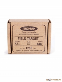 Пули Люман Field Target, 0,68г полусферические. (1250 шт.)