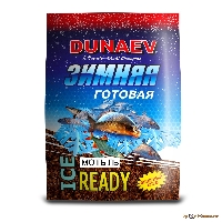 Прикормка DUNAEV iCE-READY 0.5кг Мотыль