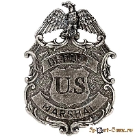 Значок Deputy U.S. Marshal (серебро)