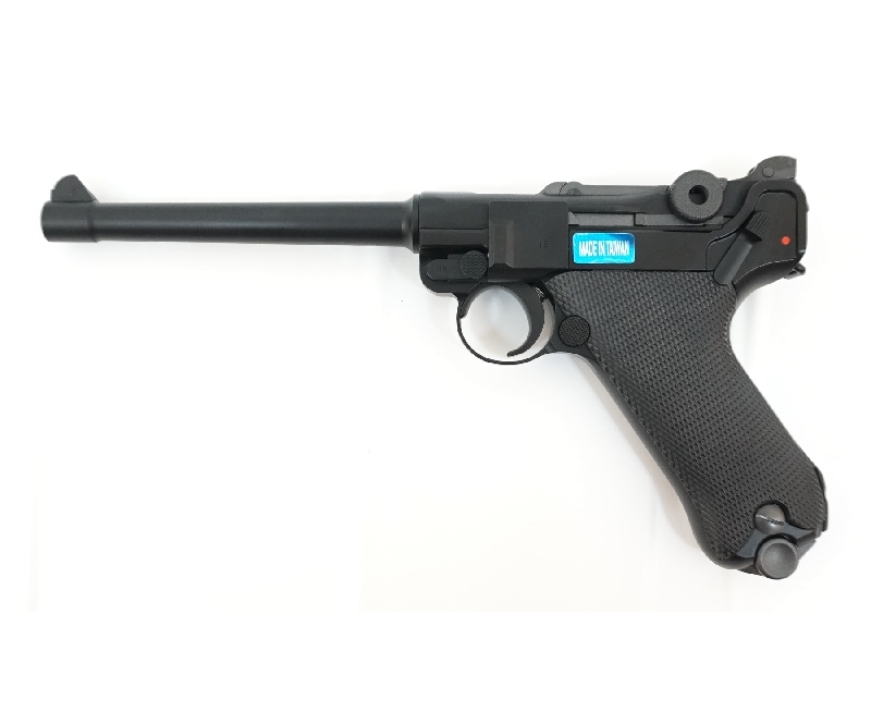 Пистолет пневм.air-soft WE P-08 6", металл, черный WE-P002 / GP402
