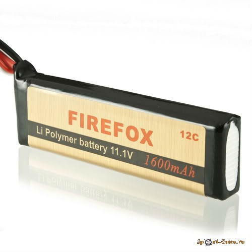 Аккумуляторная батарея Firefox 11,1V Li-Po 1600 mAH 12C BG778 100X33X17MM     
