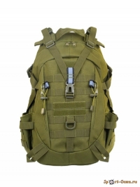 Рюкзак тактический ShotTime Basic 25л, полиэстер 900D, MOLLE, 51х31х15 см, олива, 900г