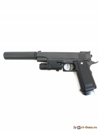 пистолет Galaxy G.6A с глушителем