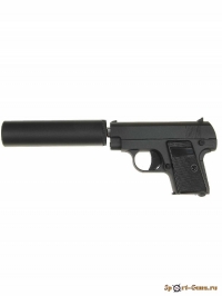 Страйкбольный пистолет Galaxy G.9A (Colt 25 mini) с глушителем