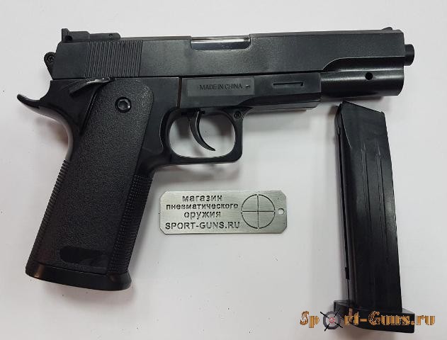 Модель пистолета COLT1911 Classic black  ( Galaxy G.053 )