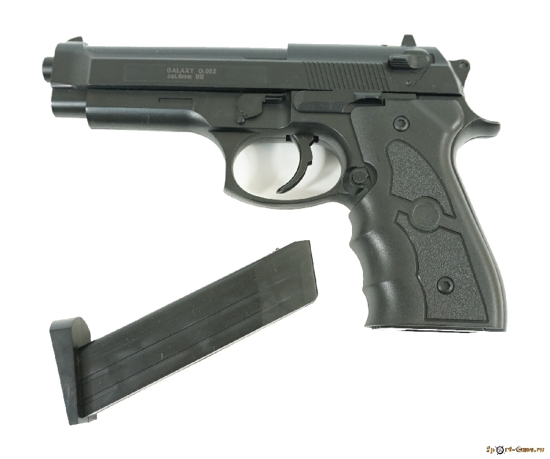 Пистолет Beretta 92 пластик (Galaxy G.052B)