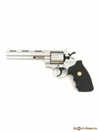 Страйкбольный револьвер Galaxy G.36S (Colt Python) серебристый