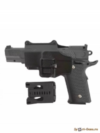 Страйкбольный пистолет Galaxy G.20+ (Browning HP) с кобурой