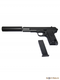 Страйкбольный пистолет Galaxy G.33A (TT) с глушителем - фото №8