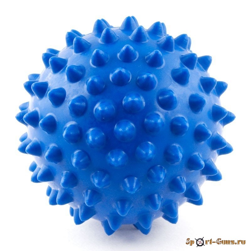 Мяч массажный синий, арт. 300110, диаметр 10 см