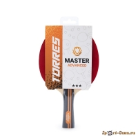 Ракетка н/т TORRES Master 3*, арт.TT0007, для трен., накл.2,0 мм, кони