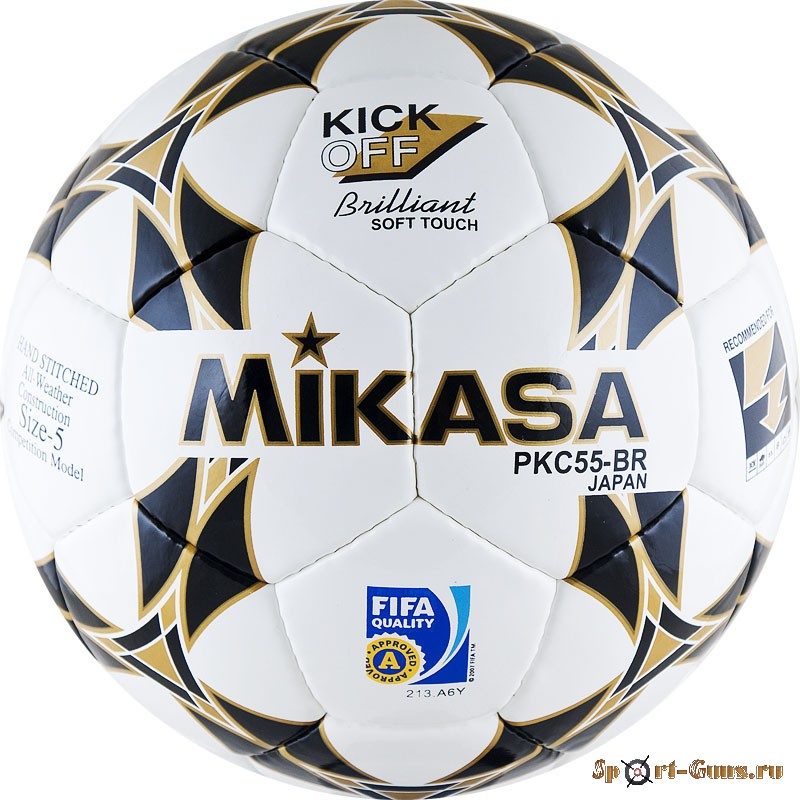 Мяч футбольный №5 MIKASA PKC55BR-1, FIFA Quality (FIFA Inspected)