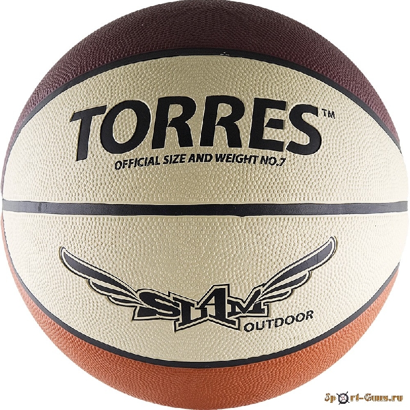 Мяч баскетбольный  №7 TORRES Slam арт.B00067, резина, нейлон. ко