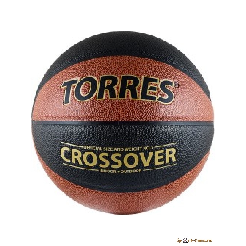 Мяч баскетбольный  №7 TORRES Crossover, арт.B30097, ПУ, нейлон. кор