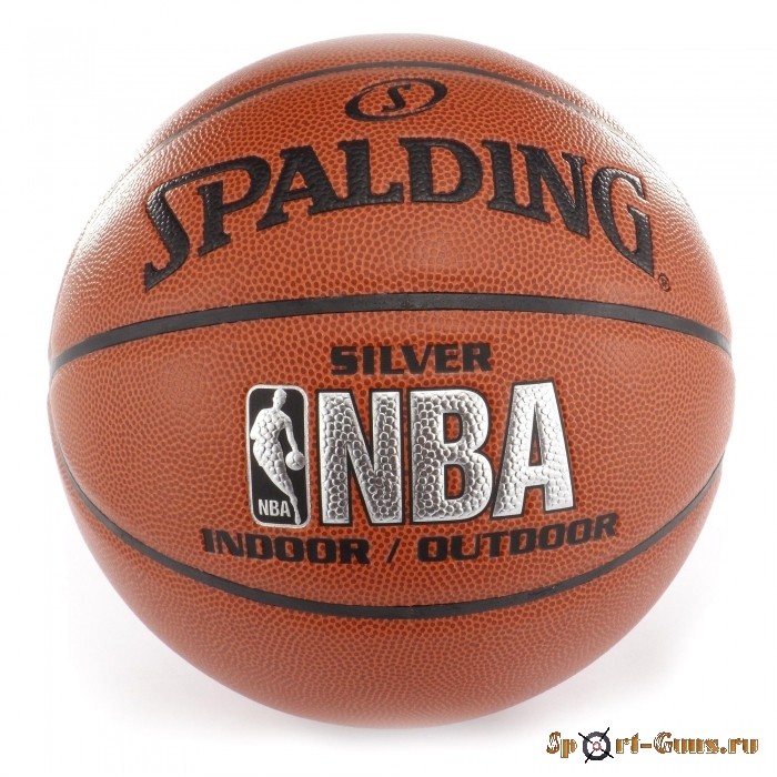 Мяч баскетбольный  №7 SPALDING NBA Silver Series Indoor/Outdoor