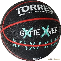 Мяч баскетбольный  №7 TORRES Game Over арт.B02217, резина
