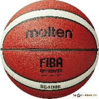 Мяч баскетбольный №7 MOLTEN B7G4000, FIBA Appr, композит. кожа, (ПУ)