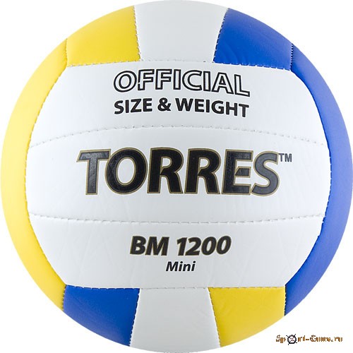 Мяч сувенирный волейбольный TORRES BM1200 Mini, р.1