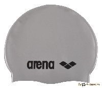 ARENA Classic Silicone Cap 91662 051 silver-black